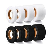 ZIUBMVDYC Nastro per orli, Striscia for Orlo Fusibile in Tessuto termoadesivo da 50 m, for Pantaloni, Jeans, Tende, Abiti, Vestiti in Tessuto da Cucire(Black,20MM)