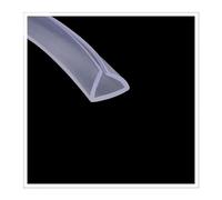 ZIUBMVDYC Striscia di Tenuta a U, Guarnizione di rifinitura, Striscia di Tenuta in Gomma traslucida da 3,28 Piedi, Facile da Tagliare, for Il restauro di mobili e armadi(15mm x 20mm)