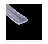 ZIUBMVDYC Striscia di Tenuta a U, Guarnizione di rifinitura, Striscia di Tenuta in Gomma traslucida da 3,28 Piedi, Facile da Tagliare, for Il restauro di mobili e armadi(8mm x 22mm)