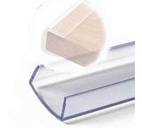 ZIUSFAC 300cm Guarnizione in PVC Profilo A U Sigillata Guarnizione Pellicola Protettiva per Bordi Trasparente Striscia Sigillante, Nastro per Bordatura Flessibile Protezione per Bordi(Wide 1.8-2cm)