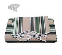 ZIUSFAC 4×2m Telo Ricambio Tenda da Sole Tessuto di Ricambio per Tenda Parasole, Tettuccio Parasole Estensibili Copertura Superiore di Ricambio, 280 G/m² Poliestere((13x5ft) 4x1.5m)