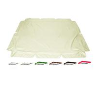 ZIUSFAC Copertura Di Ricambio Per Dondolo Nero Tetto Di Ricambio Per Dondolo Da Giardino A 2-3 Posti Baldacchino In Tessuto Oxford Impermeabile 195×125cm 210×145cm(Beige,164x114cm/65x45in)