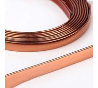 ZIUSFAC Flessibile Rifiniture Da Parete Modanatura 300cm Rivestimento Della Parete Buccia E Bastoncino Striscia Decorativa Autoadesiva Modanatura Da Parete In PVC, Per Cornici Di Specchi(Red,W 1.8cm(0