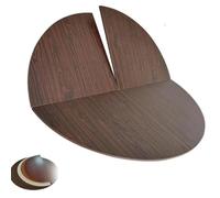 ZIUSFAC Piano Da Tavolo In Legno Rotondo Piano Tavolo Pieghevole Mesas De Banquete Sin Patas 140 160 180 200cm Piano Per Tavolo Bodas Fiestas En El Patio(Walnut,190cm/75in)