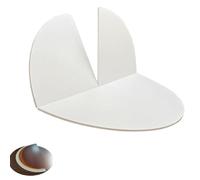 ZIUSFAC Piano Da Tavolo In Legno Rotondo Piano Tavolo Pieghevole Mesas De Banquete Sin Patas 140 160 180 200cm Piano Per Tavolo Bodas Fiestas En El Patio(White,180cm/70in)