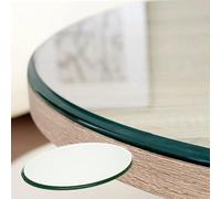 ZIUSFAC Piano Tavolo Trasparente In Vetro Temperato Piastra Di Protezione Rotondo 65cm 75cm 85cm 95cm Piano In Vetro Per Tavolo Da Pranzo(68cm/26.8in)