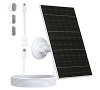Zivif Pannello solare da 7 W per fotocamere Arlo Essential 2K (2a generazione), Essential XL, caricatore solare USB-C con connettore micro USB, impermeabile IP66, supporto regolabile a 360°, cavo da