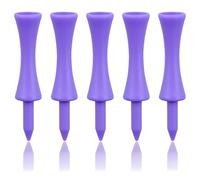 Zivisk Tee da golf viola in plastica, 57 mm, 100 pezzi