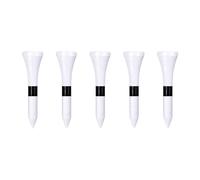 Zivisk Tee Golf Legno 38mm, 100 Pezzida Tee da Golf in bambù (,Bianco)