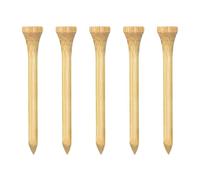 Zivisk Tee Golf Legno 70mm, 100 Pezzida Tee da Golf in bambù (Colore Naturale)