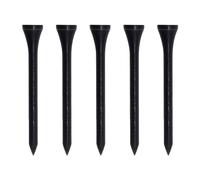 Zivisk Tee Golf Legno 70mm, 100 Pezzida Tee da Golf in bambù (Nero)