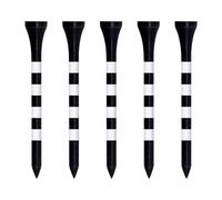 Zivisk Tee Golf Legno 70mm, 100 Pezzida Tee da Golf in bambù (Nero)