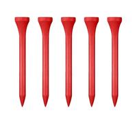 Zivisk Tee Golf Legno 70mm, 100 Pezzida Tee da Golf in bambù (Rosso)