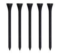 Zivisk Tee Golf Legno 83mm, 100 Pezzida Tee da Golf in bambù (Nero)