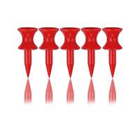 Zivisk Tee Golf Plastica 100 Pezzi Rosso 32mm