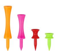 Zivisk Tees Golf Tees - Tees da golf in plastica, dimensioni miste, 120 pezzi, 25 mm, 32 mm, 57 mm, 70 mm