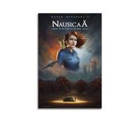 ZIWEYURB Poster decorativo da parete con Nausicaa della Valle del Vento del Vento su tela, poster decorativo moderno per camera da letto, poster decorativo per camera da letto, 20 x 30 cm