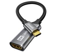 ZIXIAMZ Adattatore da USB C a HDMI 2.1, convertitore 8K ad alta velocità da tipo C a HDMI, supporta 8K a 60Hz, 4K a 120Hz [compatibile con Thunderbolt 3/4/5] per MacBook Neo/Pro/Air, XPS, iPad Pro