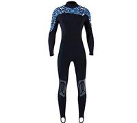 ZIXINNKC Costume da bagno intero da immersione da 1,5 mm con protezione solare a maniche lunghe per lo snorkeling e il surf (M)