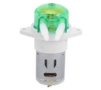 ZIXINNKC DC Mini Pompa Peristaltica Liquido Dosaggio Acqua con Tubo BPT per Acquario Giardino G329-02 (DC24V)