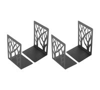 ZIXINNKC Fermalibri da 4 pezzi Fermalibri da scrivania in metallo Tappo decorativo semplice Staffa di stoccaggio facile