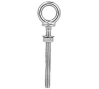 ZIXINNKC Foro per anello per vite con bullone a occhiello lungo per sollevamento pesante in acciaio inossidabile 316 per fune (ZWS6705-10)