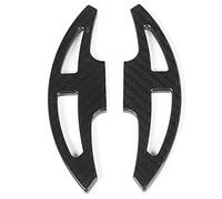 ZIXINNKC Leva del cambio al volante in fibra di carbonio nera lucida di ricambio E46 E90 E92 E93 M3 08-13 Ideale per una reazione rapida, una presa comoda e stile durante i cambi di (Twill)