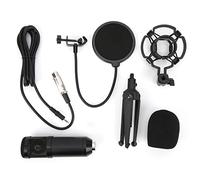 ZIXINNKC Microfono a condensatore Spina da 3,5 mm Alta sensibilità per voci pulite Home Studio Trasmissione ideale