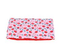 ZIXINNKC RETTILE BASSO PER INDIPLE Accogliente e calda letto di drago barbuto con cuscino sacche a pelo per animali domestici per piccoli animali domestici (Strawberry + Quilt rosso)
