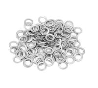 ZIXINNKC Set piatto per rondelle di bloccaggio a molla a doppio lato in acciaio inossidabile DIN9250 (M3(100 pezzi))