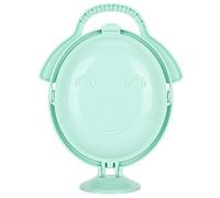 ZIXINNKC Vassoio per frutta Piatto pieghevole multistrato portatile Tavolo da salotto moderno Cestino portafrutta (Verde)