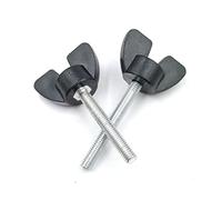Zixinz-Viti a brugola 5pcs M5/6*10/15/20/25/30/35/40/45/50 Holle in plastica in plastica in plastica speciale bulloni a vite a farfalla ala, a vite, vite a vite, vite a farfalla, vite a vite ala, bull