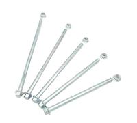 Zixinz-Viti a brugola Bullone for asse ruota moto M17 - Lunghezza 280 mm/300 mm Diametro 17 mm for moto Dirtbike Motocross ATV UTV Hardware in metallo, Resistenza alla corrosione(M17X280mm)