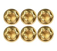 Zixinz-Viti a brugola Bullone in titanio M6x10/15/20/25/30/35/40/45/50/55mm Viti a testa bombata for parti di motociclette, Resistenza alla corrosione(Gold,50mm)