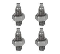 Zixinz-Viti a brugola Kit viti di regolazione delle valvole for motociclette in lega di alluminio M5 M6 con dadi for GY6-125 for CG125, Resistenza alla corrosione(4Set-M5x0.5)