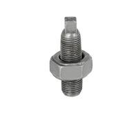 Zixinz-Viti a brugola Kit viti di regolazione delle valvole for motociclette in lega di alluminio M5 M6 con dadi for GY6-125 for CG125, Resistenza alla corrosione(1Set-M5x0.5)