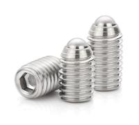 Zixinz-Viti a brugola Set di punte a sfera con esagono incassato esagonale in acciaio inossidabile M2/M3/M4/M5/M8/M10 Vite di fissaggio con pistone a sfera a molla, 2-10 pezzi, Resistenza alla corrosi