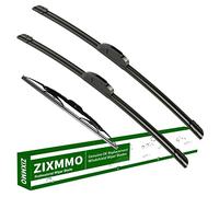 ZIXMMO Set di spazzole tergicristallo da 66 cm + 50,8 cm con spazzole tergicristallo posteriori da 40,6 cm, per Chrysler Town & Country 2008-2016, Dodge Grand Caravan 2008-2019, qualità originale di