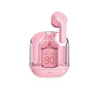 Ziyan Cuffie Bluetooth senza fili Bluetooth 5.4 in Ear Cuffie Sport Gaming Cuffie Riduzione del Rumore Auricolari Bass Touch Control per Allphone (Rosa)