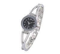 Ziyan Orologio da polso alla moda, piccolo quadrante al quarzo per il tempo libero popolare orologio da polso femminile eleganti orologi, argento/nero
