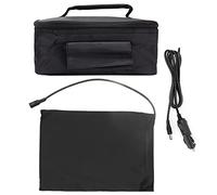 ziyang Kit da Picnic a Riscaldamento rapido per Forno Elettrico 12V, Forno a microonde Portatile per Mini Auto per la Cottura di Cibo in Campeggio da Viaggio Nero