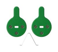 ziyany 1-2 Paia di pinze Freno a Disco compatibili con Le pastiglie Freno for Scooter Elettrico KuKirin G2 PRO G2 Max(2 Pairs Green)