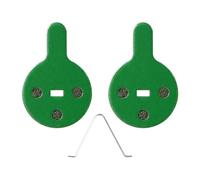 ziyany 1-2 Paia di pinze Freno a Disco compatibili con Le pastiglie Freno for Scooter Elettrico KuKirin G2 PRO G2 Max(1 Pair Green)