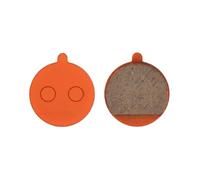 ziyany Pastiglie Freno Disco Freno in Acciaio Inossidabile da 140 mm Compatibile con Blocco Freno a Disco for Scooter Elettrico Ninebot F20 F30 F40 Parti for Monopattino(Brake Pad Orange)