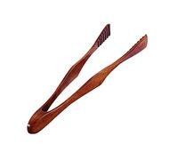 Ziyero Pinze per Alimenti in Legno Naturale Pinza per Grill Professionale in Legno Buffet Cibo Pinze Bambù Durevole, Ecologico, Adatto a Cucina, Campeggio, Grill, Buffet, Ristorante Ecc (Marrone)