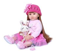ZIYIUI 19 Pollici 47 CM Bambole Reborn Femmina Realistico Vinile Silicone Morbido Simulazione Bambino Bambole Reborn Femmina Toddler Babies Reborn Baby Doll Regalo di compleanno