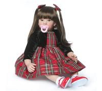 ZIYIUI 24 Pollici 60cm Bambole Reborn Femmina Baby Silicone Bambolotti Ragazza Bambole Originale Bella Realistiche Dolls Ragazze Appena nate Sveglia della Ragazza del Ragazzo Bambini Giocattolo