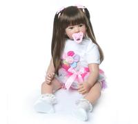 ZIYIUI Bambole Reborn 24 pollici 60 cm Fatto a Mano Molle del Bambino di Simulazione del Silicone Vinile Bambole Reborn Doll Magnetica Bocca Bella Della Ragazza Del Ragazzo Regalo di Natale