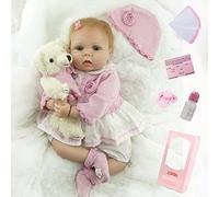 ZIYIUI Realistico Bambole Reborn 22 Pollici 55cm Reborn Femmina Originale Ragazzi E Ragazze Regalo Giocattolo Bambole Reborn In Silicone Femmina Fatto A Mano Neonato