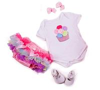 ZIYIUI Vestiti Bambole Reborn 55 cm Femmina Adatto per 55cm-60cm Bambole reborn Toddler Set Moda Abito Mimetico Vestiti Bambole reborn Adatto a 22 pollici - 24 pollici Reborn Baby Doll Femmina